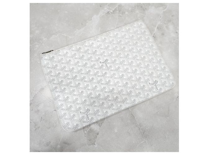Goyard Borsa a pochette Sena Special White MM - vista 9
