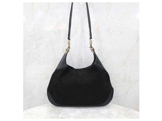 Gucci Borsa a tracolla grande in camoscio - vista 10
