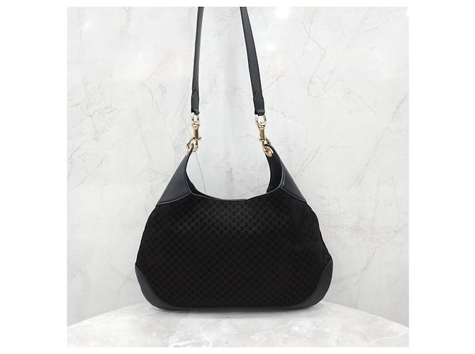 Gucci Borsa a tracolla grande in camoscio - vista 12