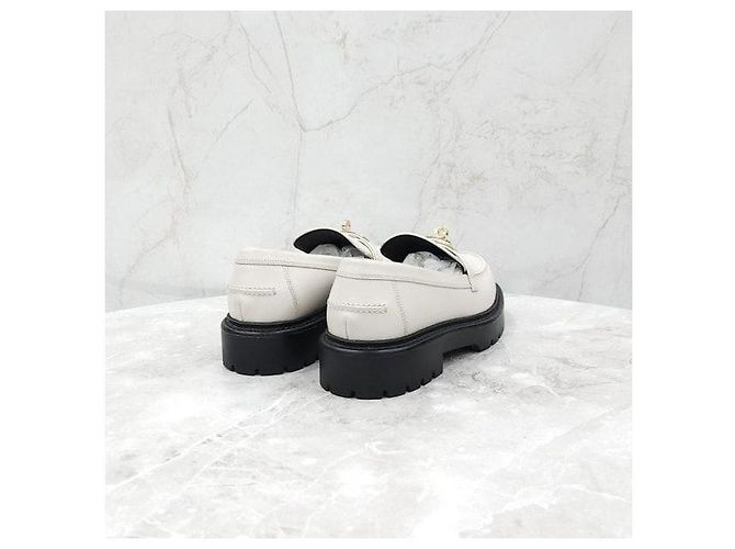 Mocassini Icon Hermès in pelle marrone - vista 5