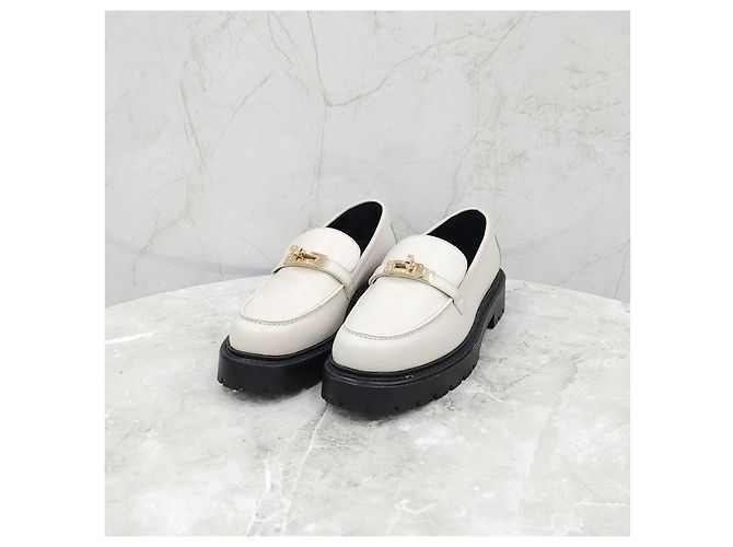Mocassini Icon Hermès in pelle marrone - vista 7