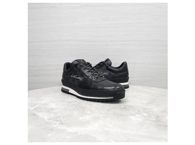 Louis Vuitton Sneakers Harlem Damier Graphite - vista 11