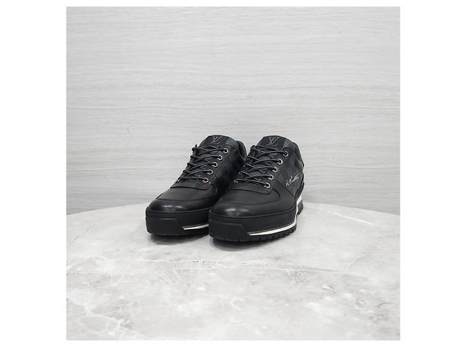 Louis Vuitton Sneakers Harlem Damier Graphite - vista 9