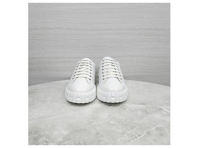 Hermès Cross Sneaker Weiß Leder - Ansicht 2