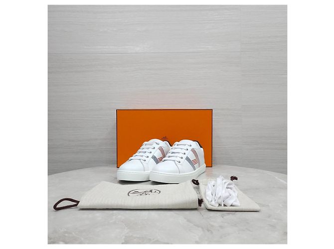 Sneakers Avantage Hermès in pelle - vista 14