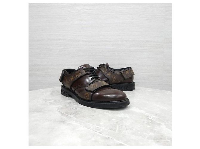 Louis Vuitton Monogram Strap Derby Schuhe - Ansicht 3