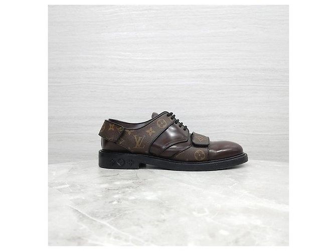 Louis Vuitton Monogram Strap Derby Schuhe - Ansicht 6