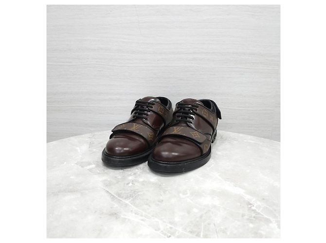 Louis Vuitton Monogram Strap Derby Schuhe - Ansicht 8