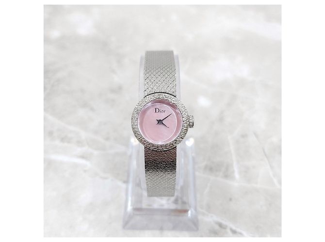 Dior Relógio de aço Mini Satin com madrepérola e diamantes - vista 9