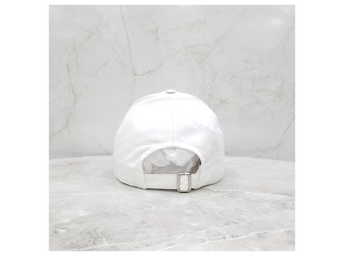 Céline Cappellino da baseball in cotone bianco - vista 11