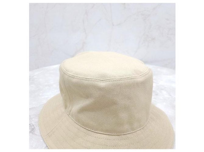 Dior Beige Couture Fischerhut mit gesticktem Logo - Ansicht 5