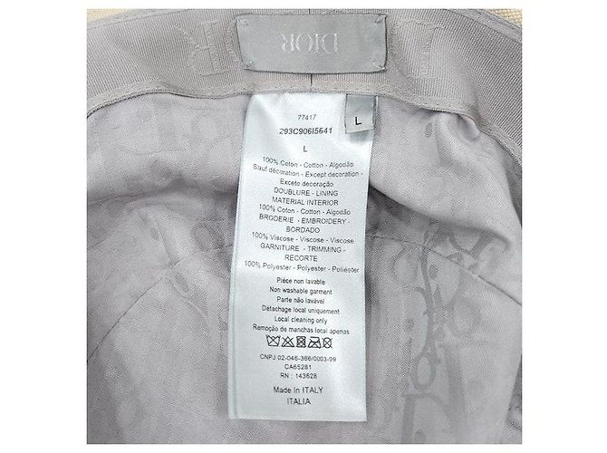 Dior Beige Couture Fischerhut mit gesticktem Logo - Ansicht 7