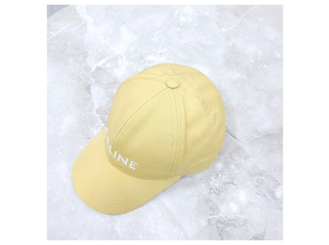 Céline Cappellino da baseball in cotone Giallo - vista 12