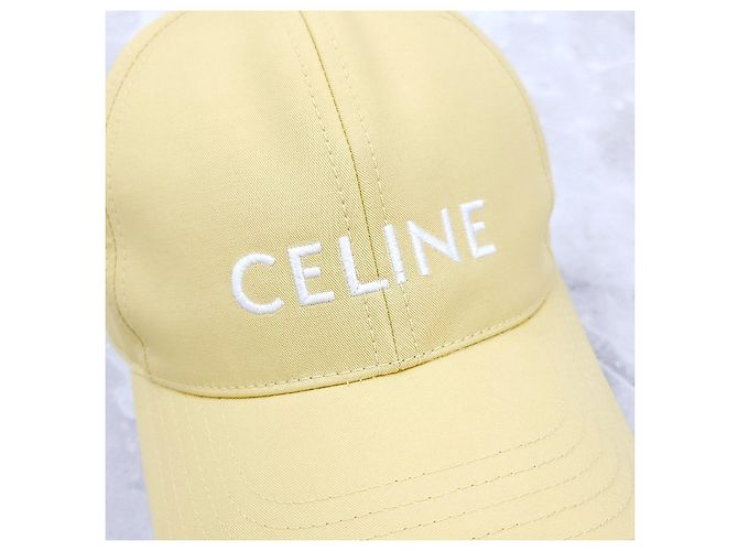 Céline Cappellino da baseball in cotone Giallo - vista 13