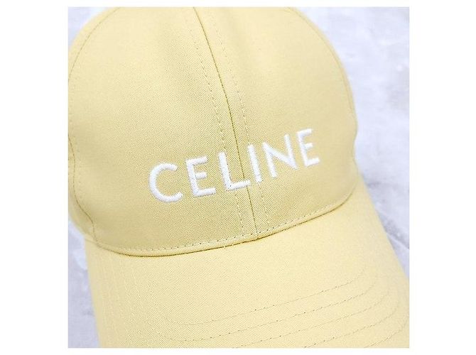 Céline Cappellino da baseball in cotone Giallo - vista 5