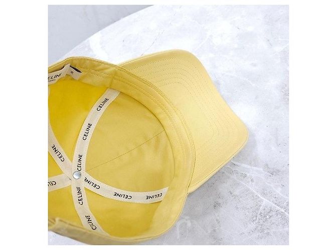 Céline Cappellino da baseball in cotone Giallo - vista 6