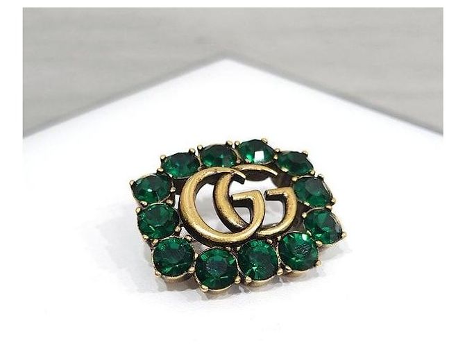 Gucci Dekorative Kristallbrosche - Ansicht 4