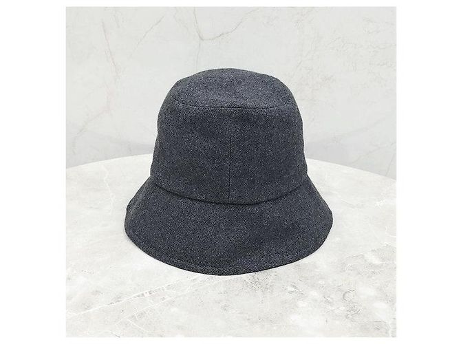Chanel Bucket Hat aus Kaschmir in Grau - Ansicht 3