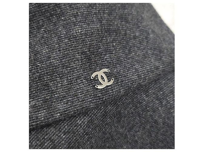 Chanel Bucket Hat aus Kaschmir in Grau - Ansicht 4