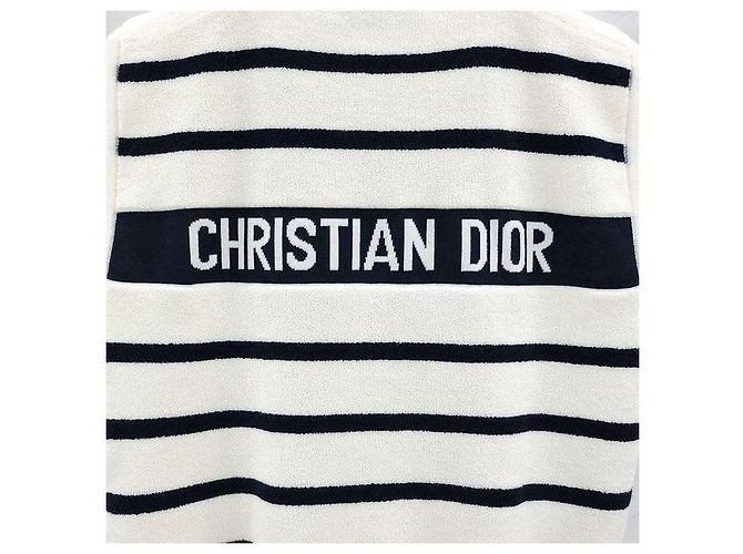 Dior Riviera Terry Strick-Zip-Weste - Ansicht 5