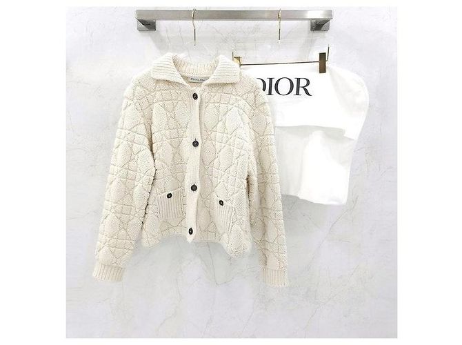 Dior Technical Wool Cashmere Knit Jacket - view 6