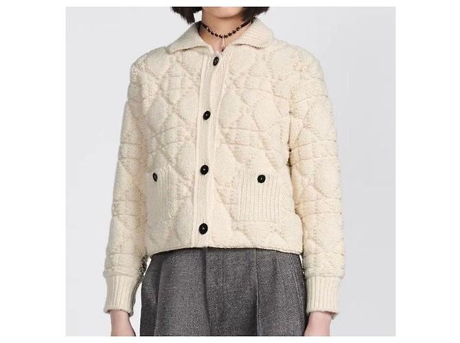 Dior Technical Wool Cashmere Knit Jacket - view 7