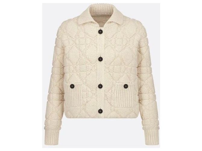 Dior Technical Wool Cashmere Knit Jacket - view 8