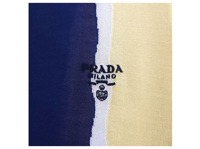 Prada Logo Stripe Polo Knit - view 11
