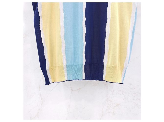Prada Logo Stripe Polo Knit - view 12