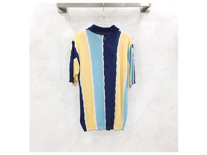 Prada Logo Stripe Polo Knit - view 2