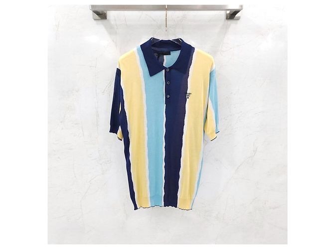 Prada Logo Stripe Polo Knit - view 8