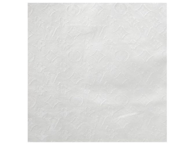 Louis Vuitton Camicia bianca con monogramma fil coupé e fiocco da donna - vista 4