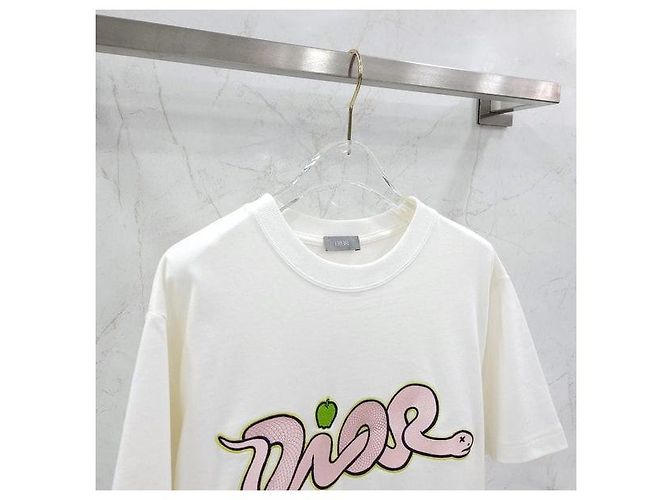 Dior Baumwoll-T-Shirt mit Cows-Logo - Ansicht 3