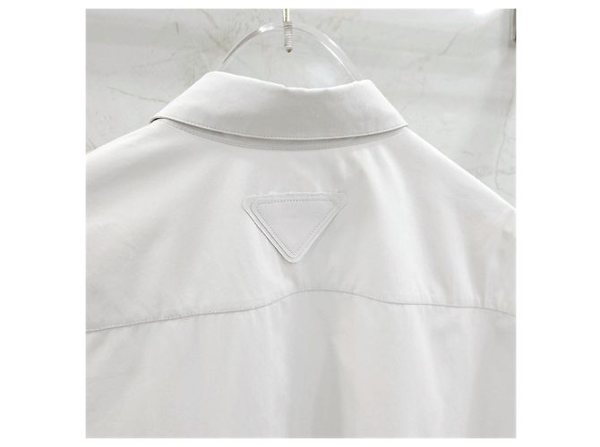 Prada Camicia con dettaglio a triangolo - vista 10