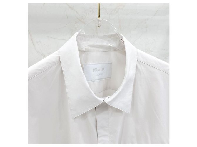 Prada Camicia con dettaglio a triangolo - vista 11