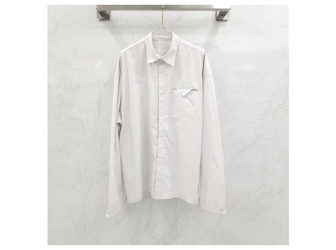 Prada Camicia con dettaglio a triangolo - vista 8