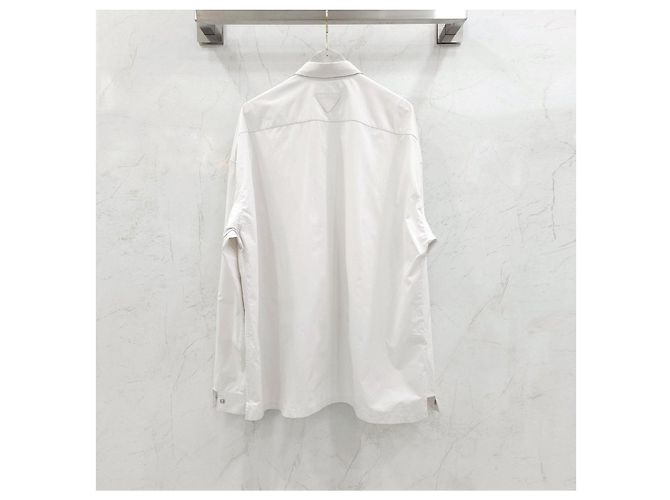 Prada Camicia con dettaglio a triangolo - vista 9