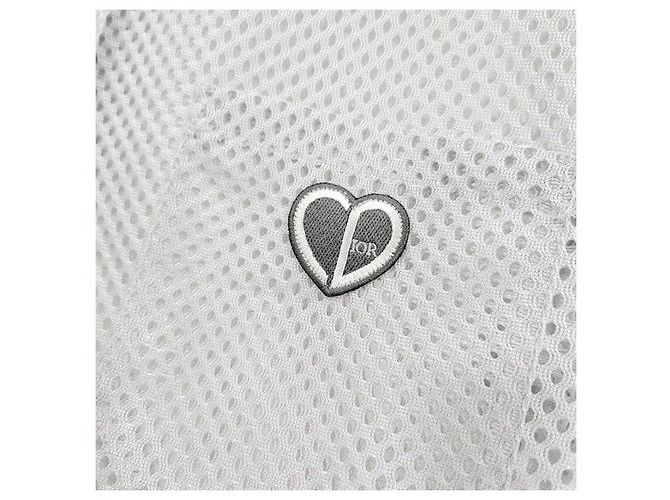 Dior Camicia a maniche corte in mesh con logo a cuore - vista 4