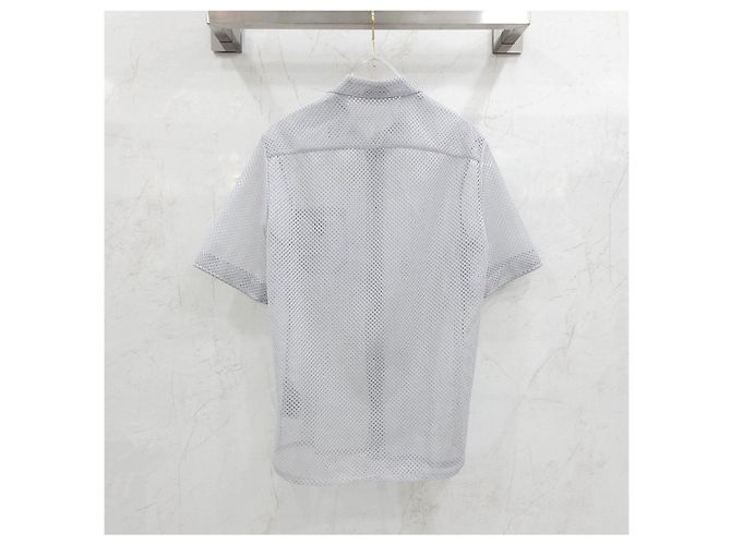 Dior Camicia a maniche corte in mesh con logo a cuore - vista 7