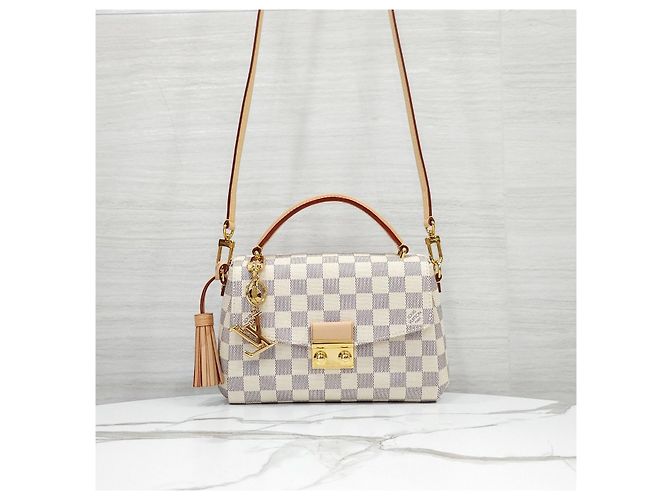 Louis Vuitton Borsa a tracolla Croisée Damier Azur - vista 11