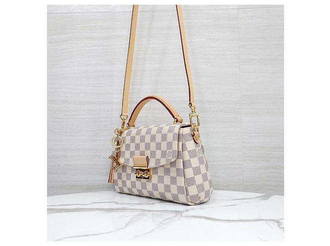 Louis Vuitton Borsa a tracolla Croisée Damier Azur - vista 12