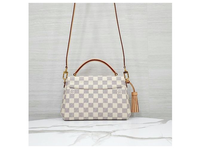 Louis Vuitton Borsa a tracolla Croisée Damier Azur - vista 13