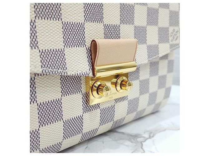 Louis Vuitton Borsa a tracolla Croisée Damier Azur - vista 6