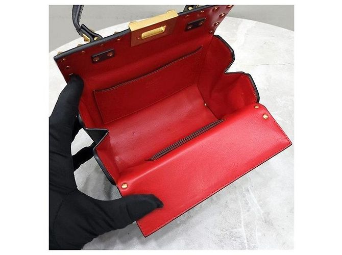 Valentino Borsa a mano e a spalla Rockstud Logo Box Two-Way - vista 6