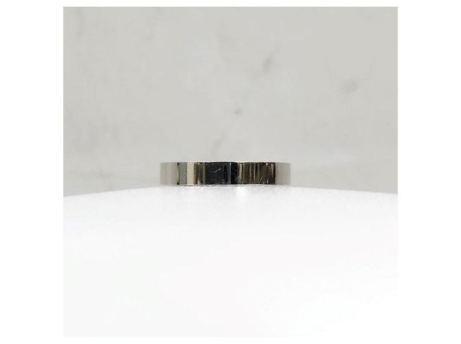 Cartier Platin-Ehering mit Diamanten - Ansicht 3
