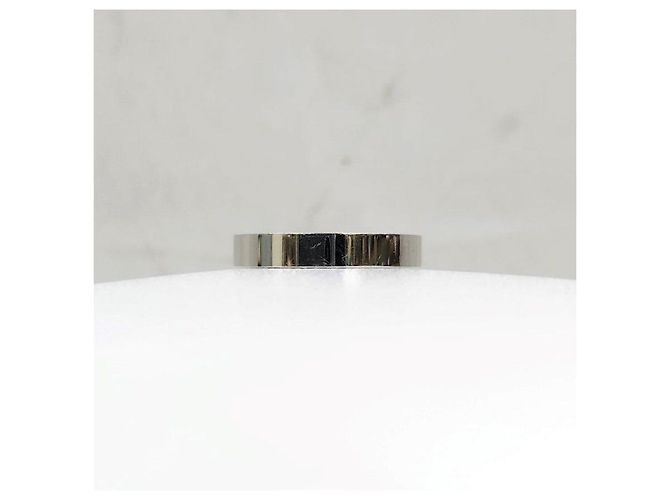 Cartier Platin-Ehering mit Diamanten - Ansicht 9