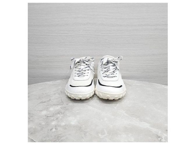 Chanel Weiße Mesh-Tennis-Sneaker - Ansicht 2