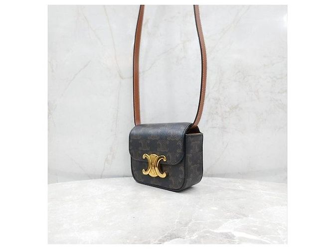 Céline Mini Clutch Triomphe Canvas - vista 2