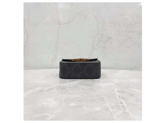 Céline Mini Clutch Triomphe Canvas - vista 8