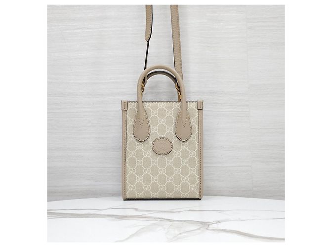 Gucci Interlocking Mini Tote Crossbody Bag - Ansicht 10